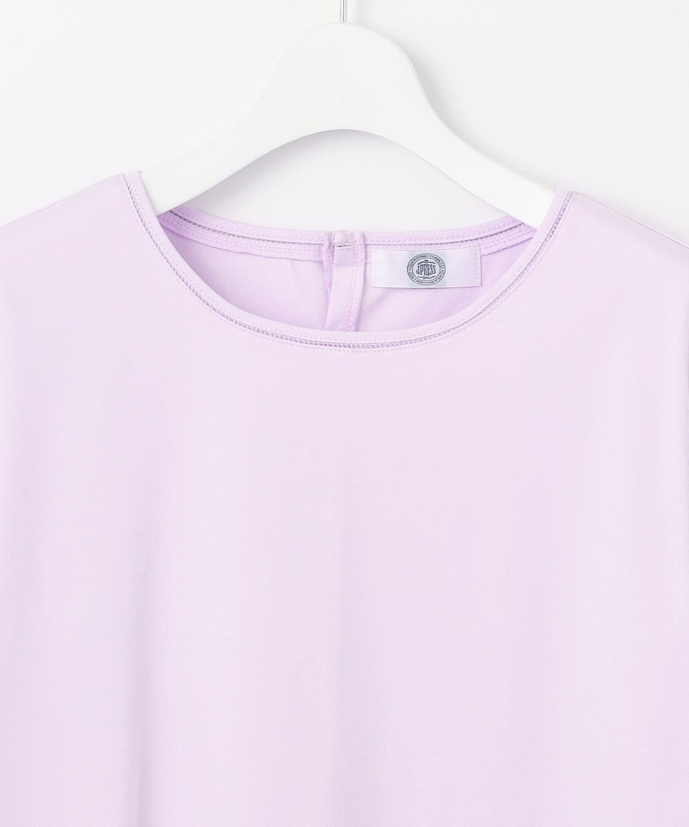 J.PRESS LADIES L 【WEB限定カラーあり】スムースジャージー 刺繍スリーブ カットソー 