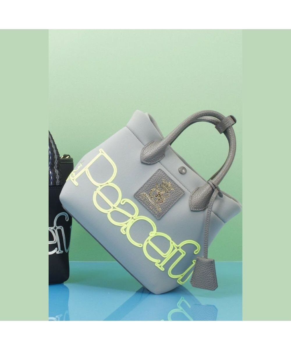 A.D.M.J. 【魔法の様に軽い】マジックライト/コード刺しゅうキューブトート21cm(Dカン付) 