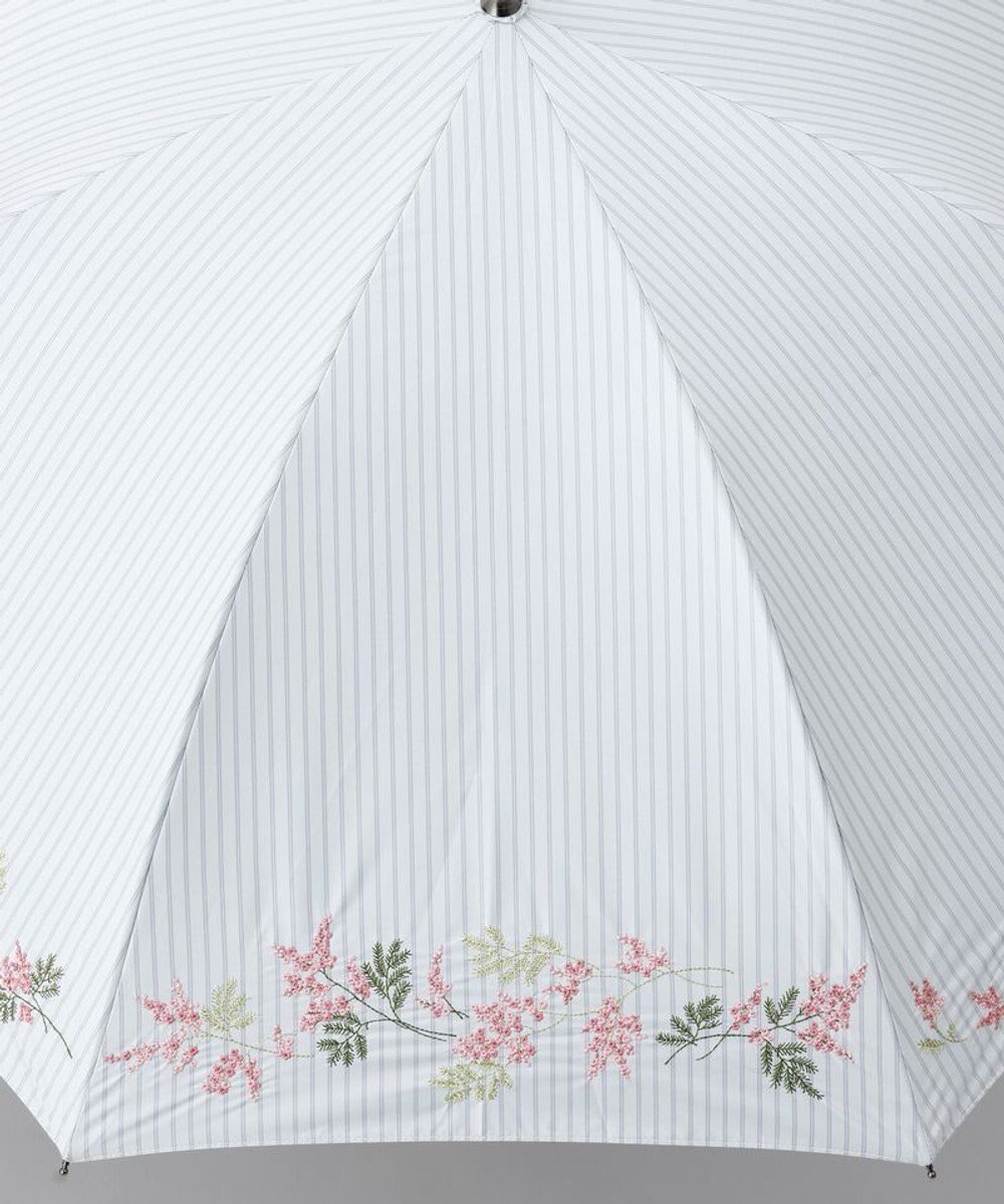 AURORA JILL STUART（ジル スチュアート）ミモザ刺しゅう晴雨兼用傘(長傘) 