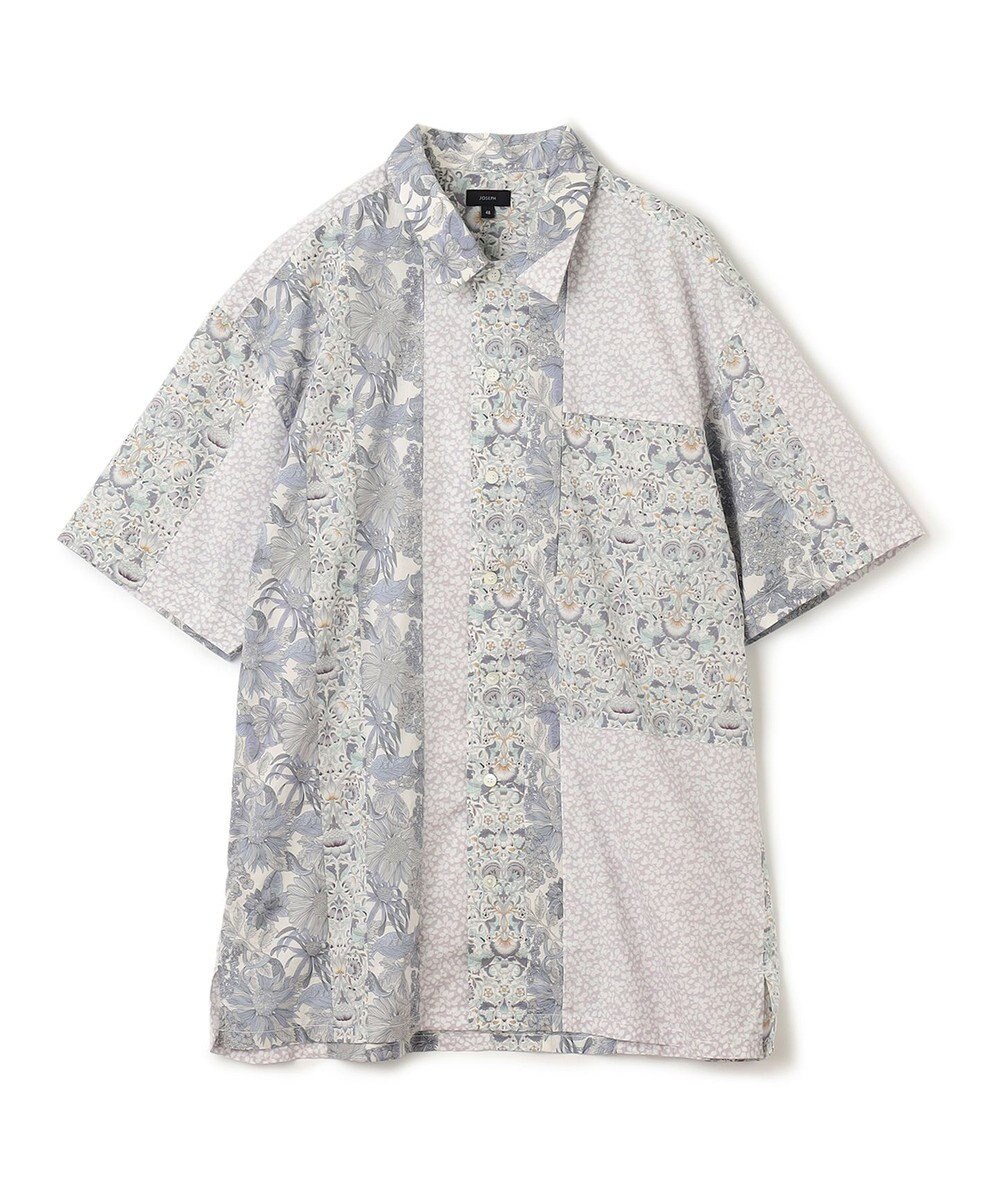 JOSEPH HOMME 【LIBERTY】 パッチワークリバティ 半袖シャツ 