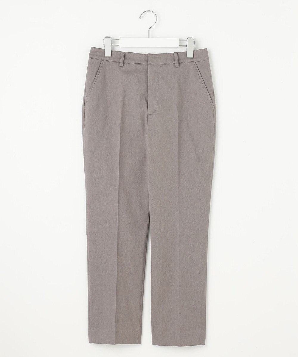 J.PRESS LADIES L 【セットアップ対応・洗える・撥水・防汚】コットンFITTYシャーク テーパード パンツ 