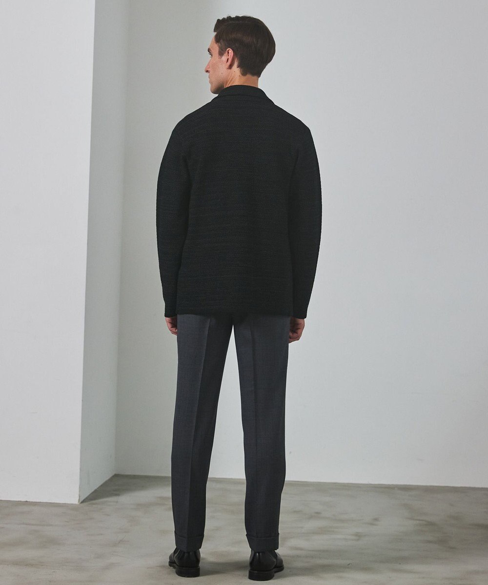 GOTAIRIKU テーラード設計【洗える】ニット カーディガンジャケット 