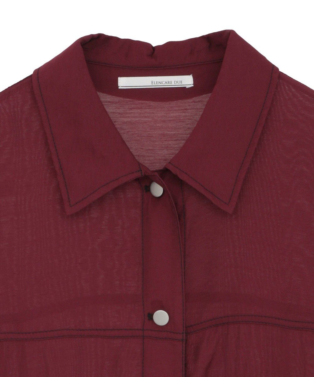 Green Parks ・ＥＬＥＮＣＡＲＥ　ＤＵＥ　カラーステッチシアーＧジャン 