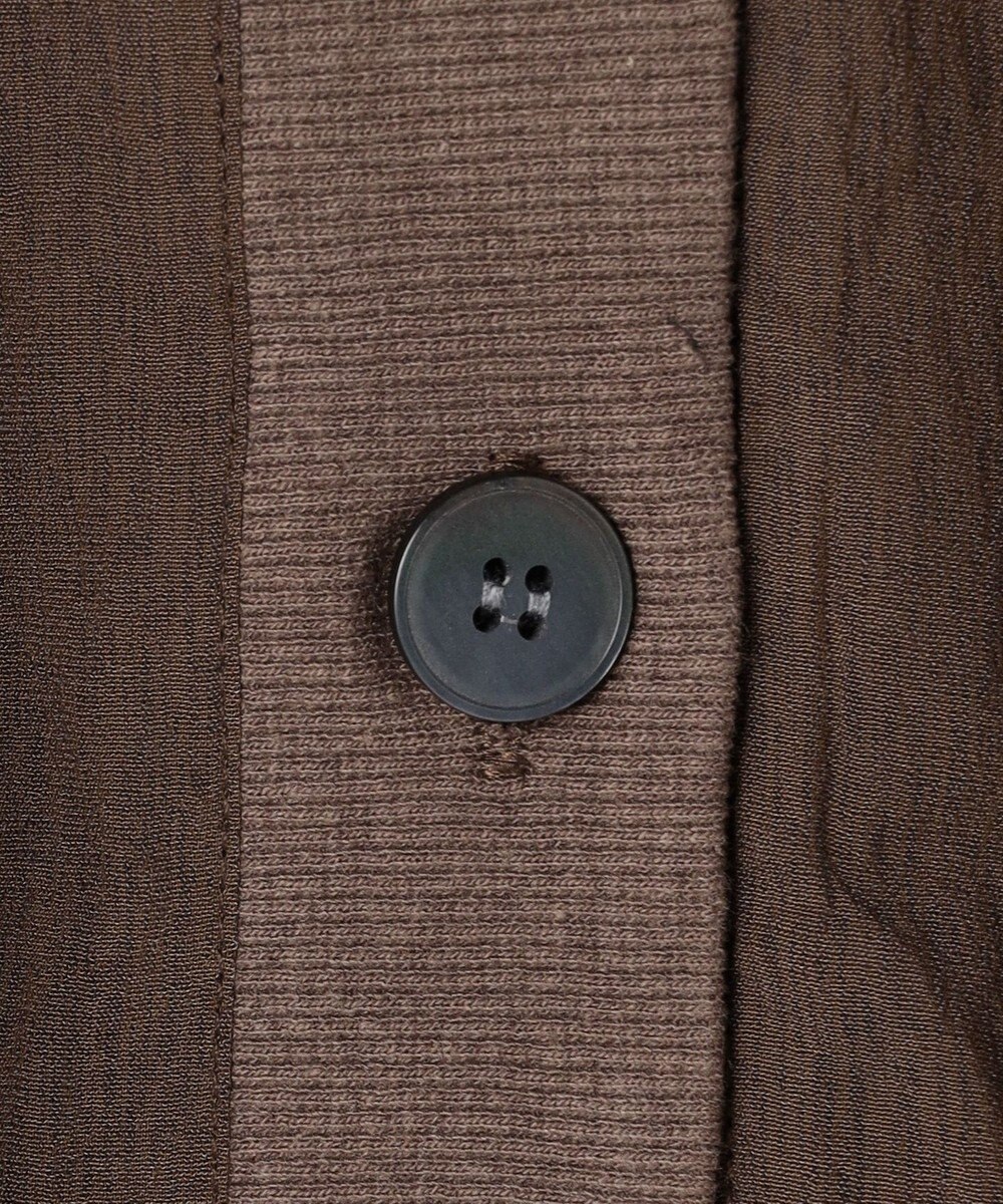 UNFILO シアーシャツ カーディガン 