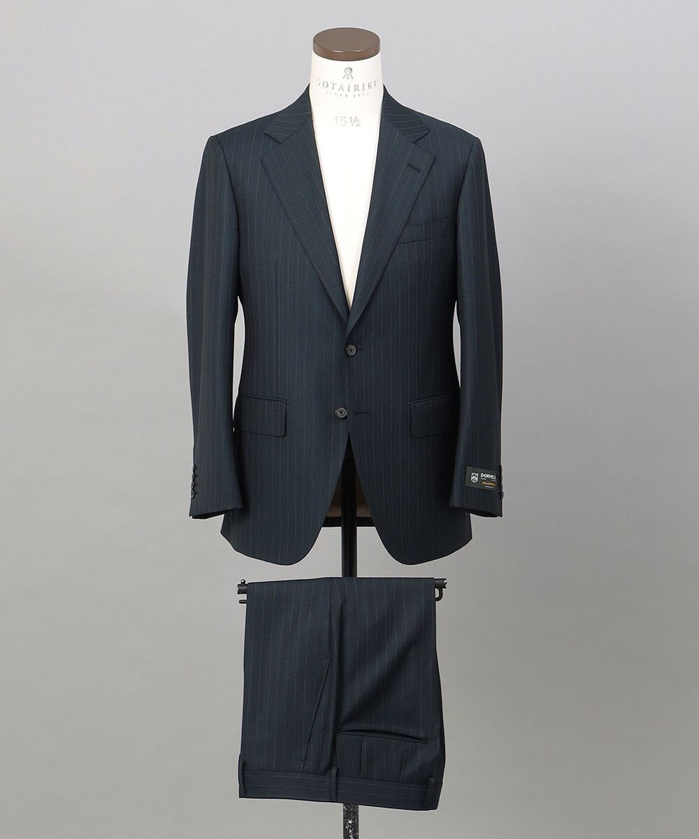 GOTAIRIKU 【DORMEUIL/ドーメル】ミレニアル　通年スーツ＿ダークグリーン 