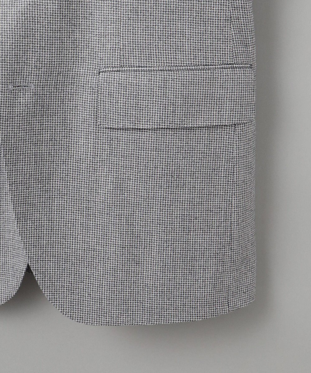 GOTAIRIKU 【CANONICO/カノニコ】サキソニーウールコットンブレンド ジャケット_グレー千鳥柄 