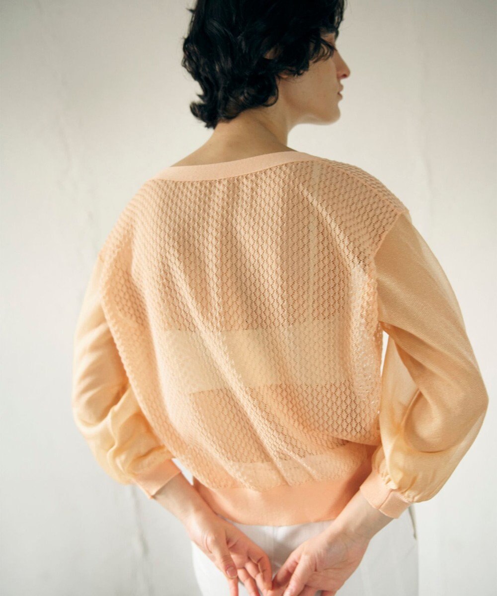 GRACE CONTINENTAL シアードルマンニットカーディガン 