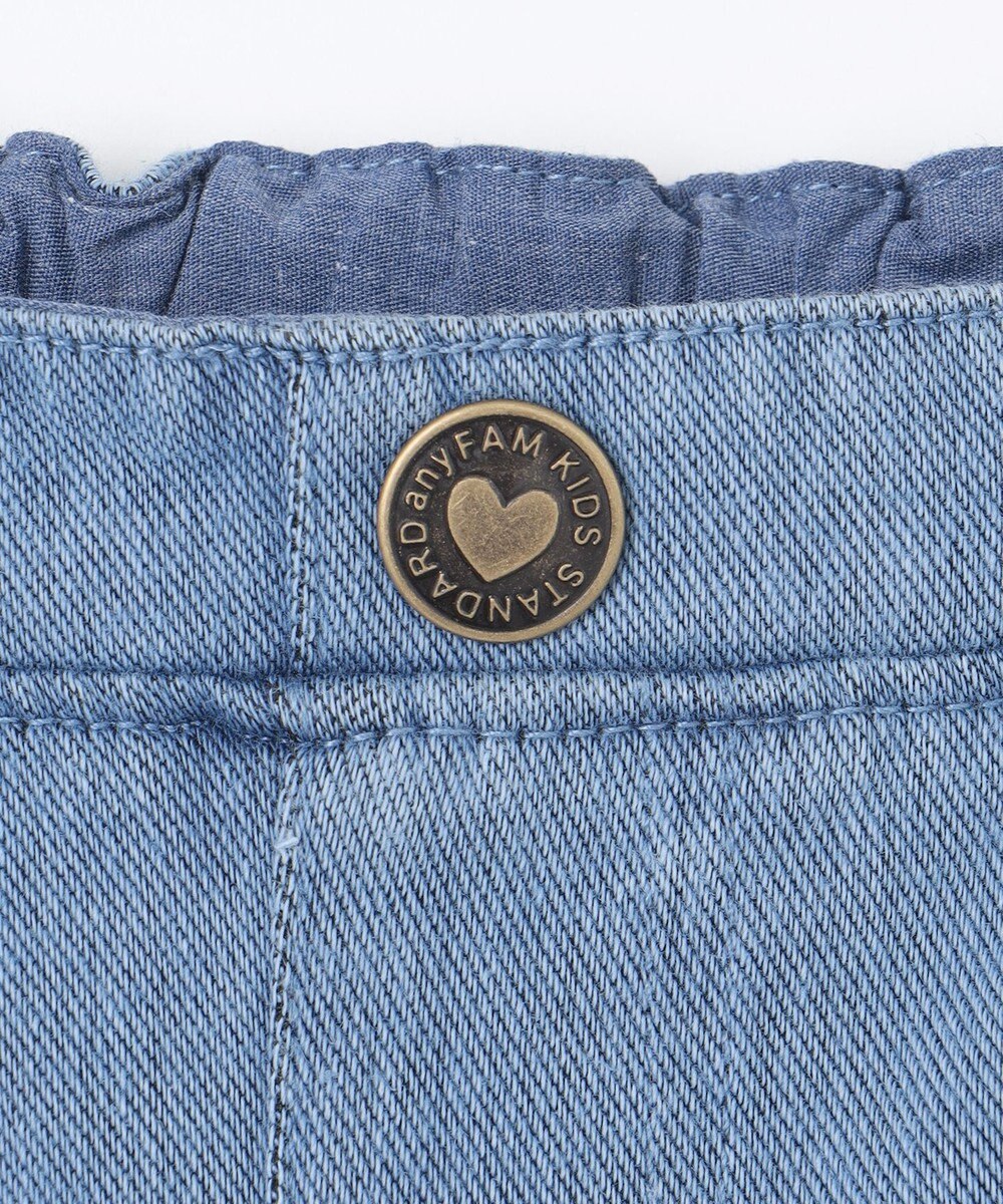 ANY KIDS カットデニム ガーリーパンツ 