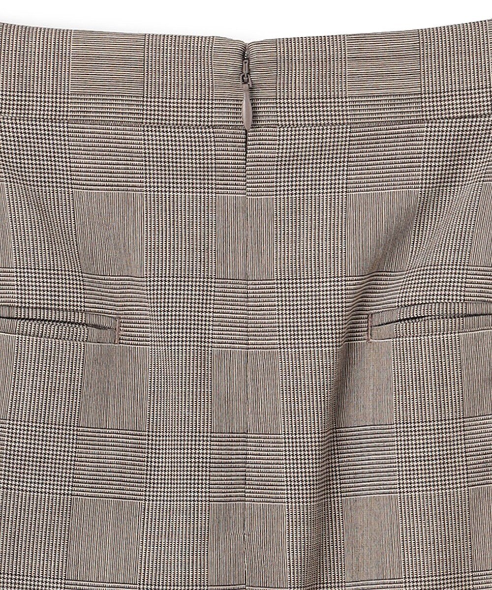 BEIGE， MER / グレンチェックスカート 