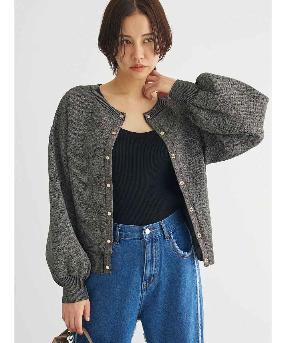 Green Parks ・ＥＬＥＮＣＡＲＥ　ＤＵＥ　２ｗａｙ　ラメカーディガン 