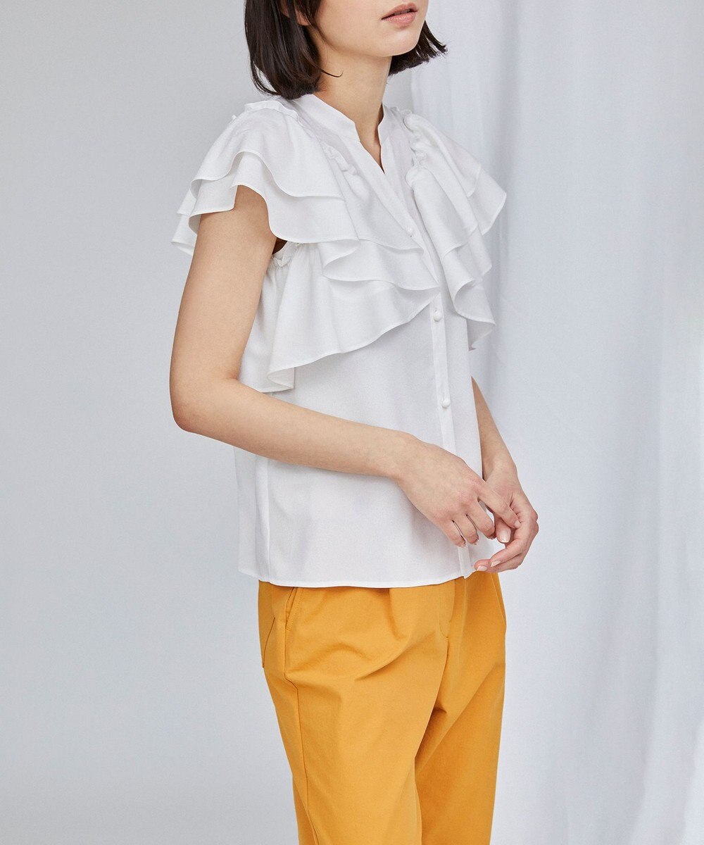 かります herlipto Airy Ruffled Sleeve Blouse QcvA3-m63017582065 に