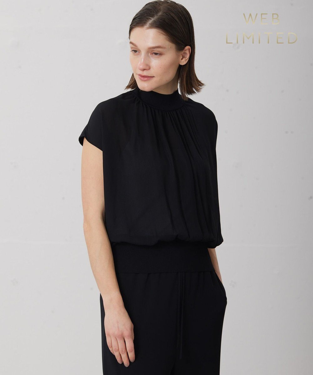 BEIGE， 【WEB限定】MONSTERA / ニットブラウス 