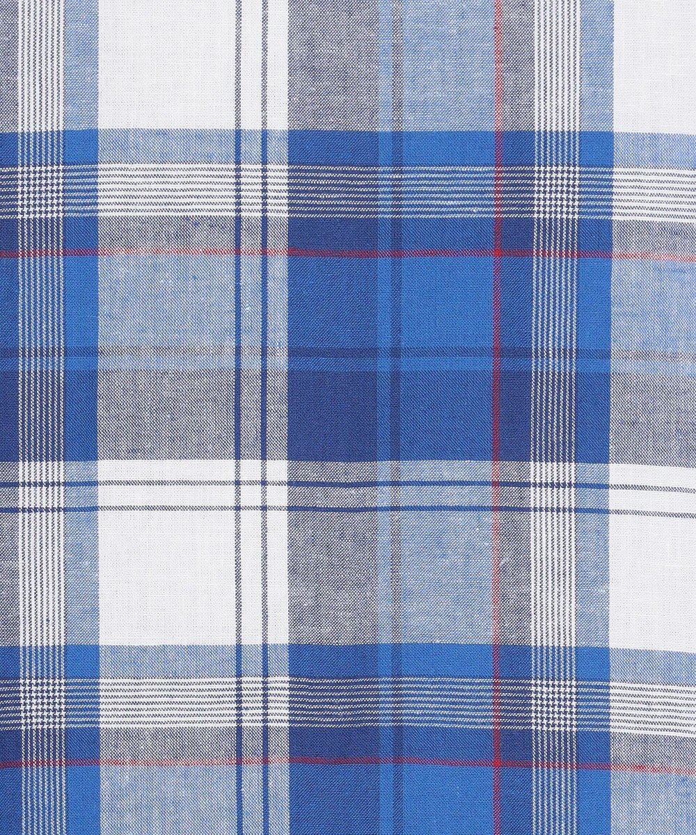 J.PRESS MEN 【WEB・一部店舗限定】コットンリネンチェック シャツ/B.D 