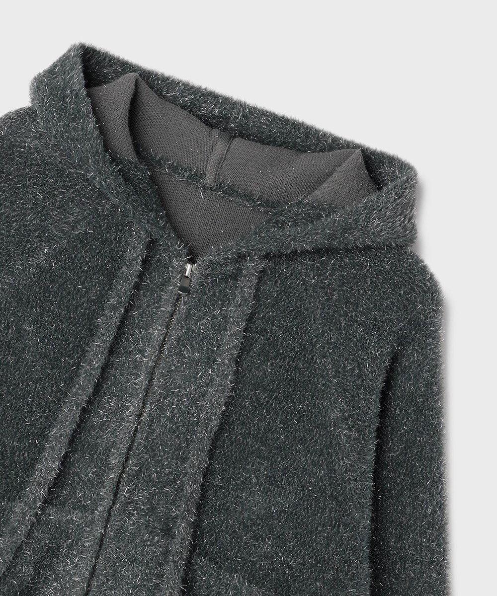 GRACE CONTINENTAL フェザーニットパーカー 