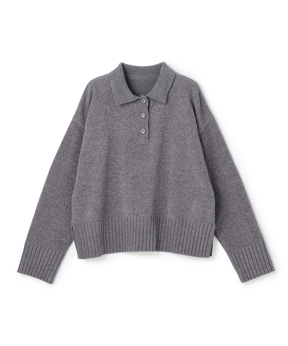 ANY 【WEB＆一部店舗限定】モールポロカラーニット 