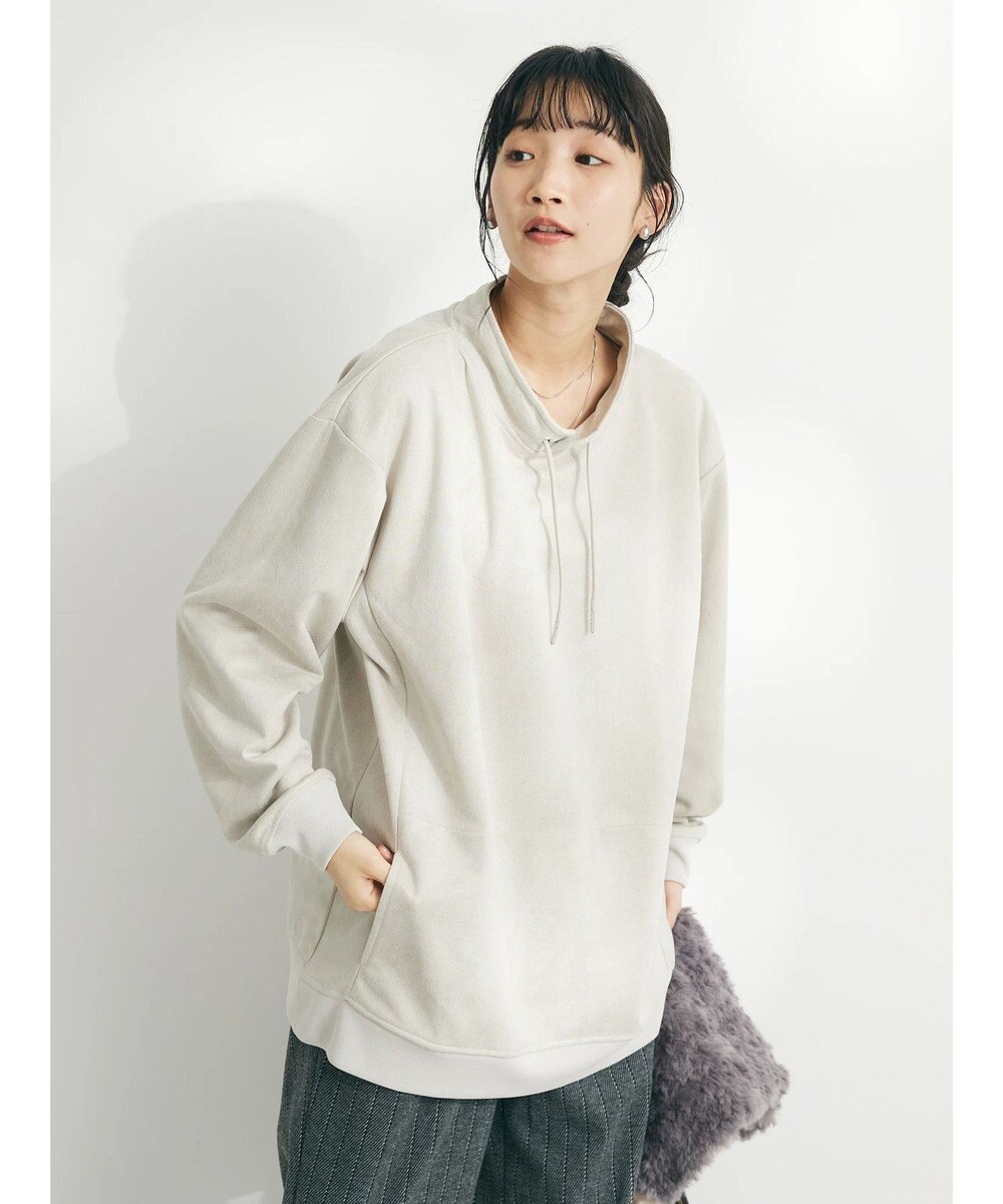 CRAFT STANDARD BOUTIQUE フェイクスエードスタンドプルオーバー 