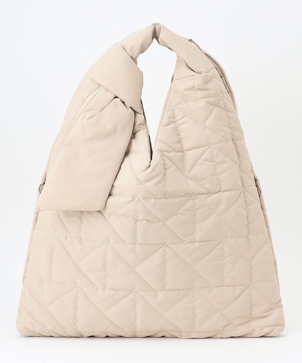 LA BAGAGERIE 【maison vert】 【超軽量！】キルティングトライアングルトートバッグ 