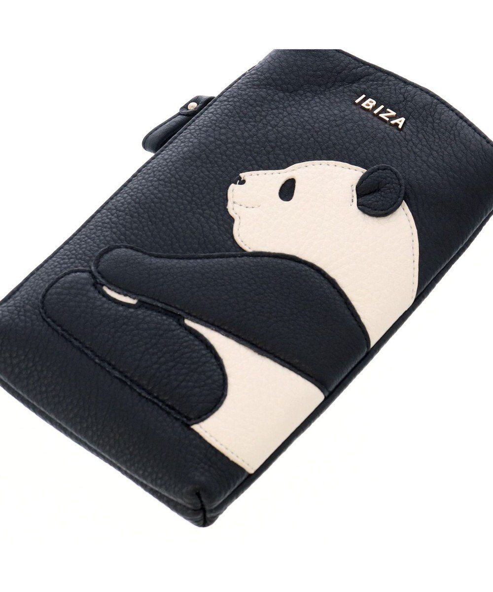 IBIZA アニマーダ　牛革　スマートフォンポシェット（パンダ） 