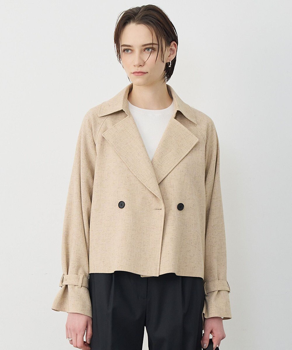 ICB 【先行予約】 ミックスブッチャー ショートトレンチコート 