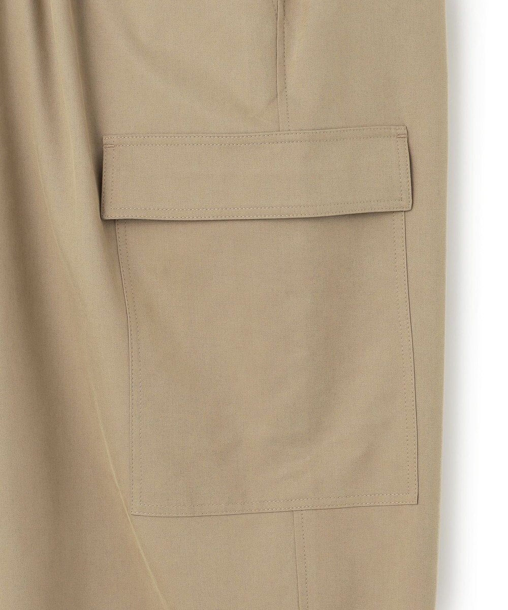 23区 【Oggi4月号掲載/洗える】シルキーストレッチ パラシュートパンツ 