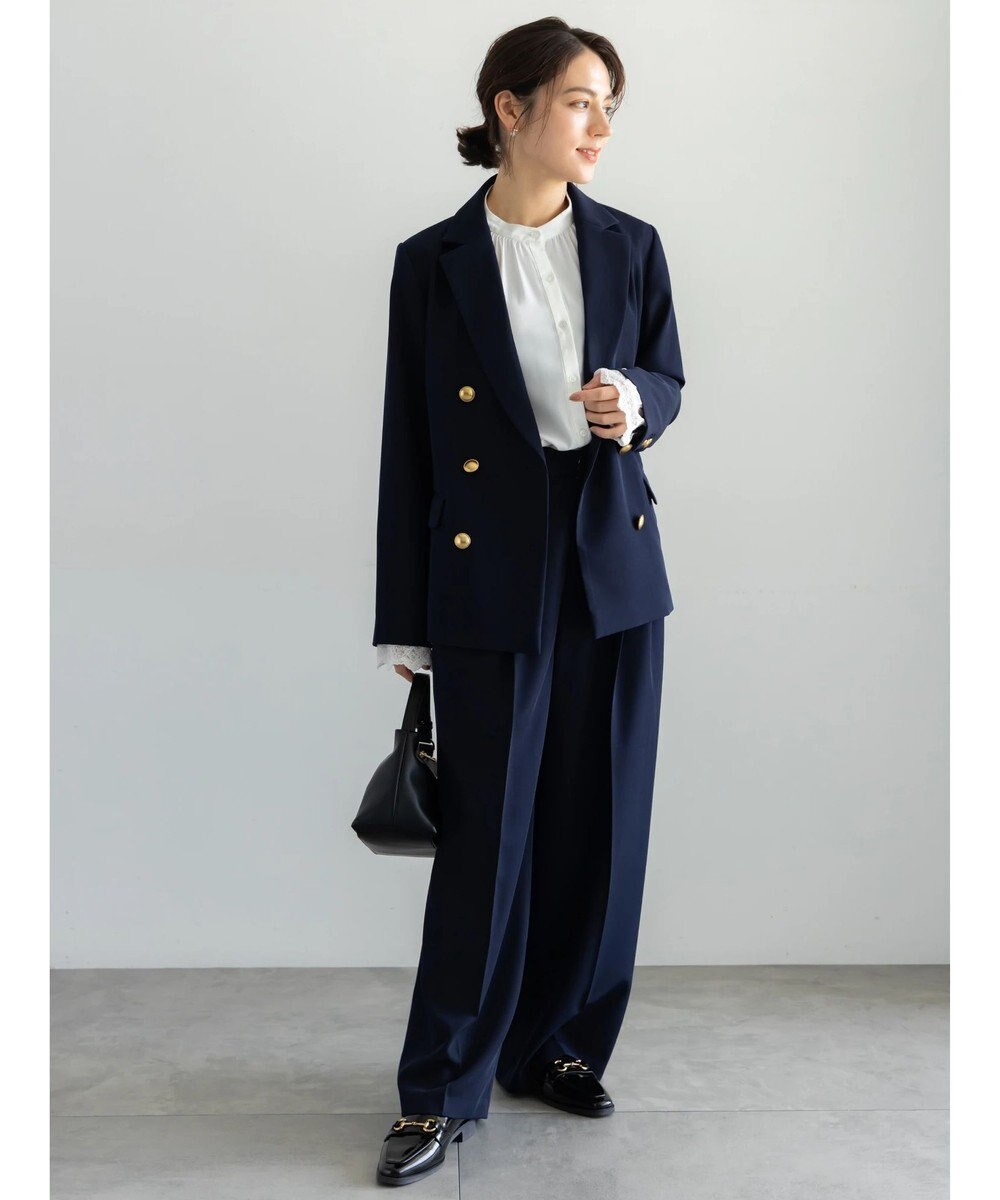 Te chichi 【セレモニーアイテム】2タックワイドパンツ（セットアップ可） 