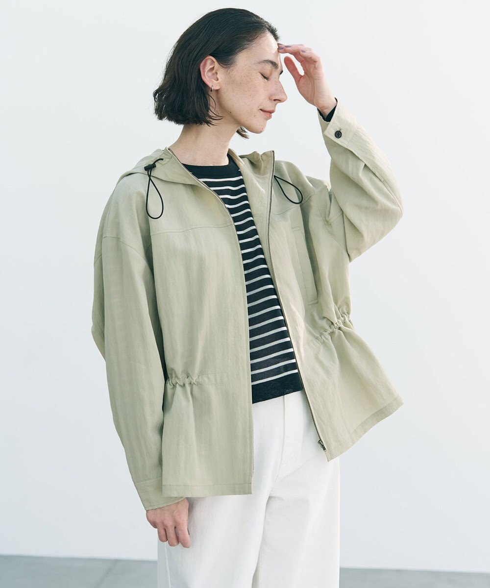 UNFILO L ドロスト フーディブルゾン 