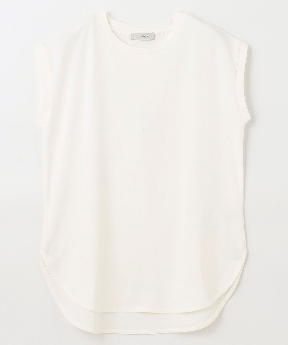 ANY L 【接触冷感/UVケア】ビューティベーシックノースリーブテールTシャツ 