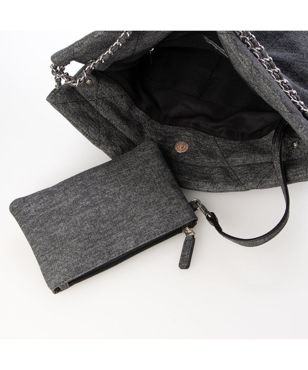 UNBILLION 【テレビ ドラマ着用アイテム】カシュカシュ cachecache / デニム風チェーンバッグ 
