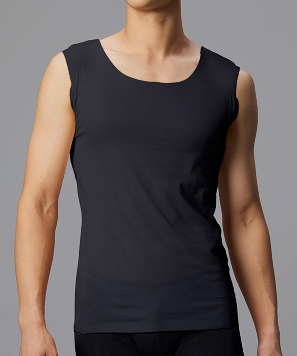 WACOAL MEN 【オーガニック綿混インナー】多機能を着る。綿の贅沢オーガニック 汗取り機能つき ノースリーブ GL5211 /ブロス バイ ワコールメン 