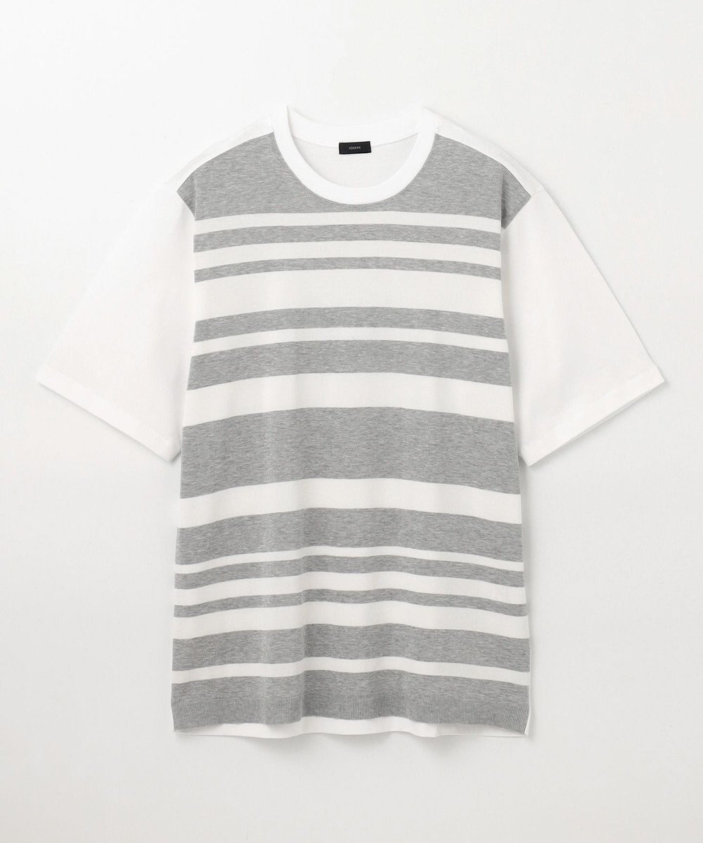 JOSEPH HOMME ブライトボーダーブロック　Tシャツ 