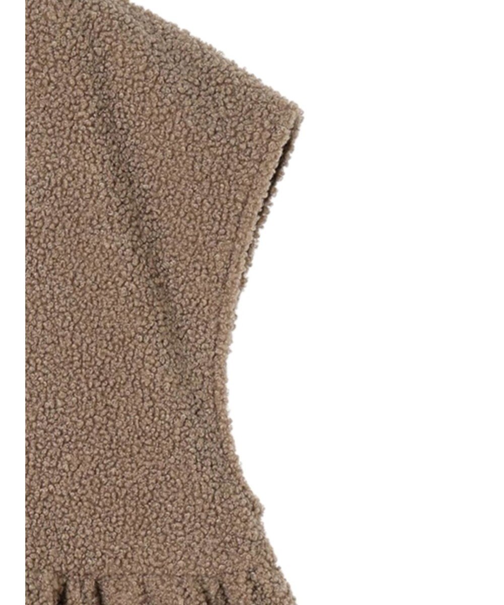 Green Parks フレア裏付きボアベスト 