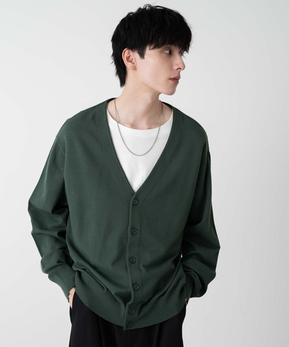 WEGO 【ユニセックス着用ITEM/MLサイズ展開】ドロップショルダーカーディガン 