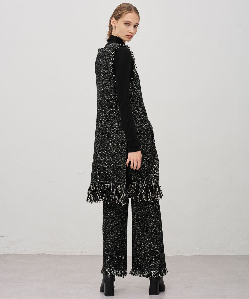 uncrave ツイードニット ジレ 