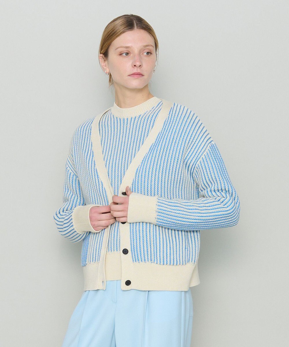 JOSEPH 【洗える】バイオテープコットン　カーディガン 