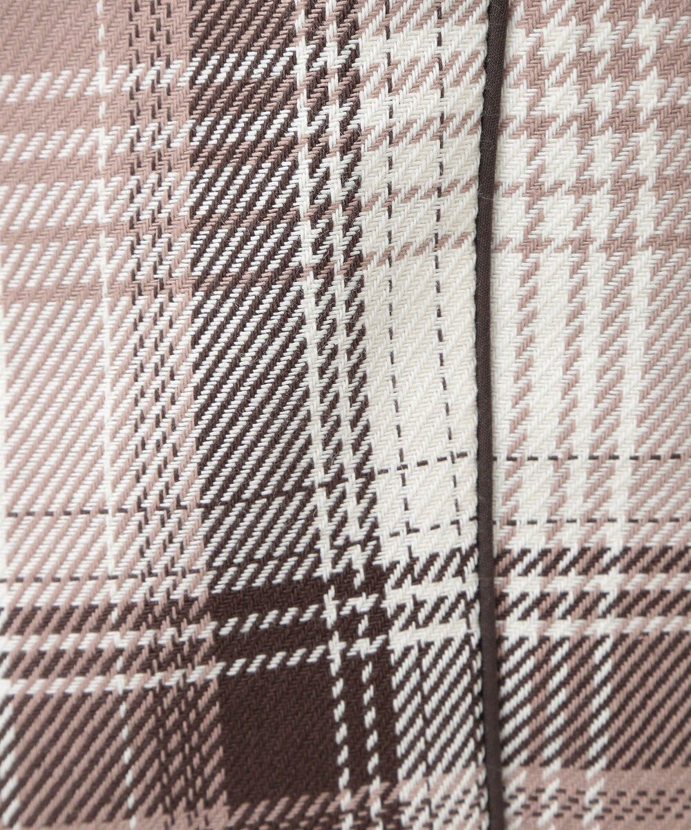 earth music&ecology コットンツイルチェックビスチェ 