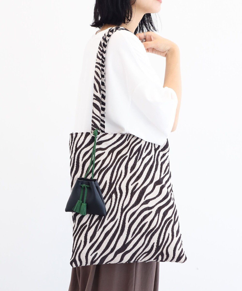 Green Parks ポーチ付ジャガードＡ４トートバッグ 