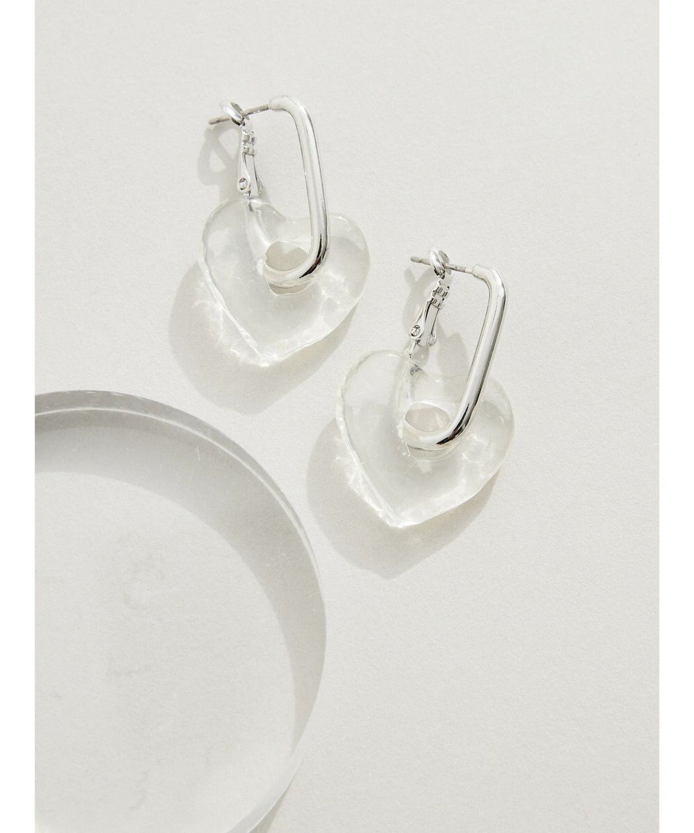 Green Parks ・ＨＡＬＦ　ＴＩＭＥ　ラフデザインクリア２ＷＡＹピアス 