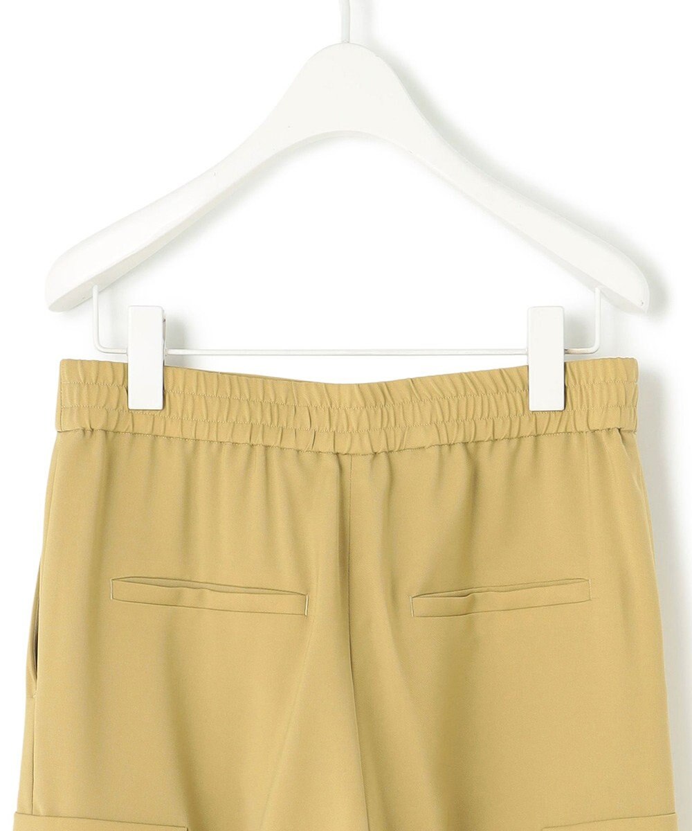 ICB L 【接触冷感・UVケア・吸水速乾・防シワ・洗える】 ドレープツイル カーゴパンツ 