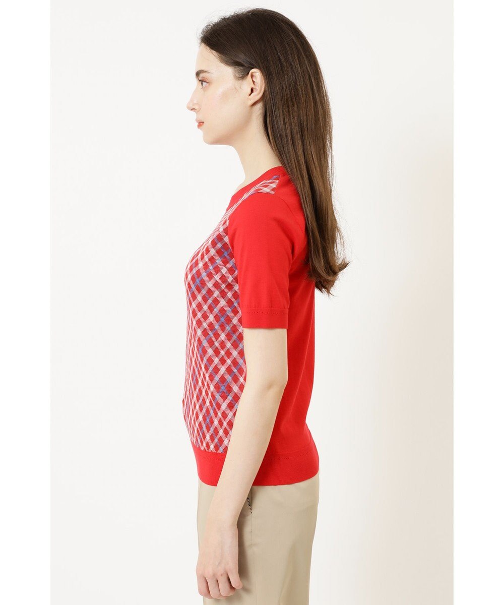 DAKS チェックジャカードプルオーバー 