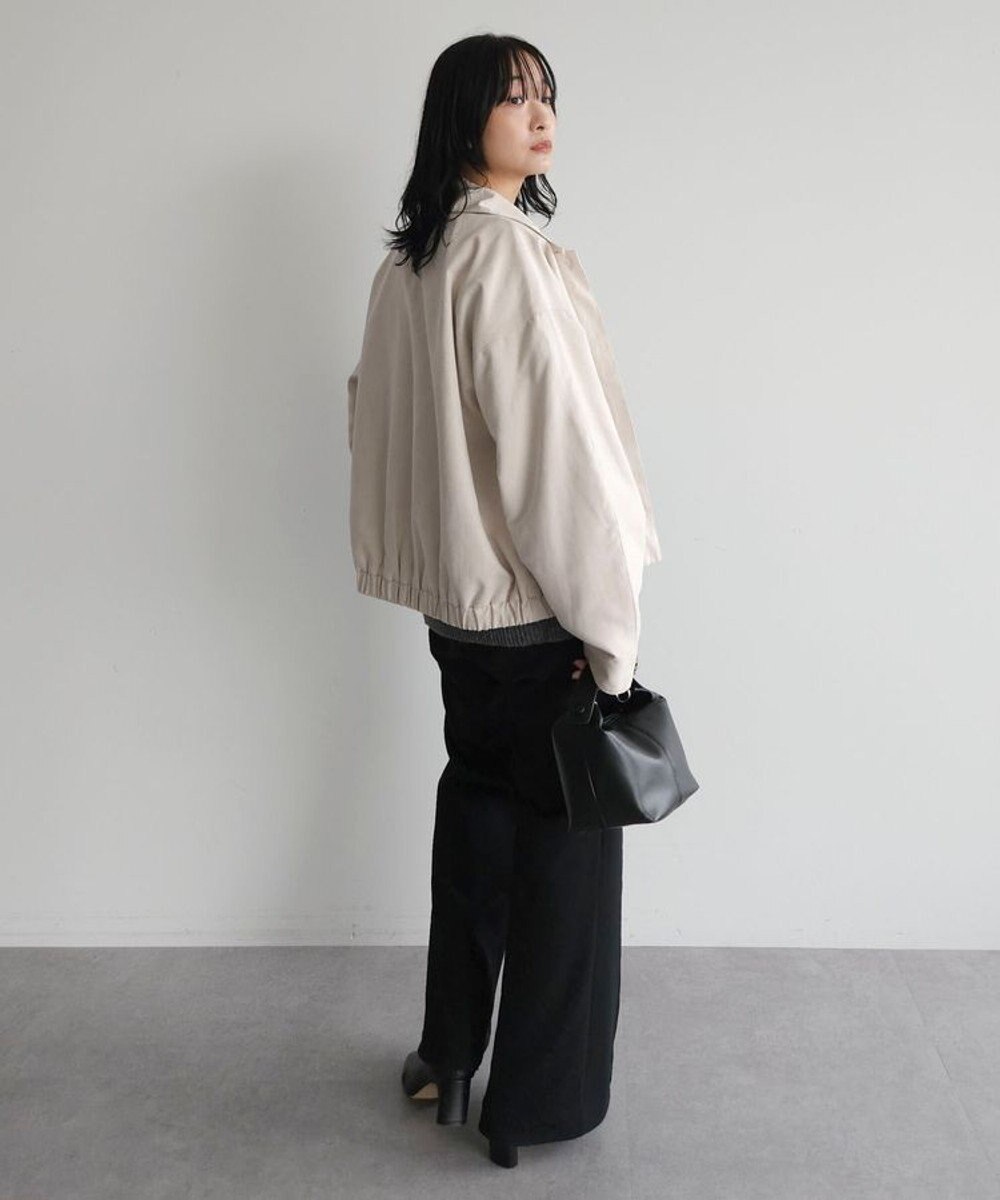 Green Parks ステンカラースウェード調ブルゾン 