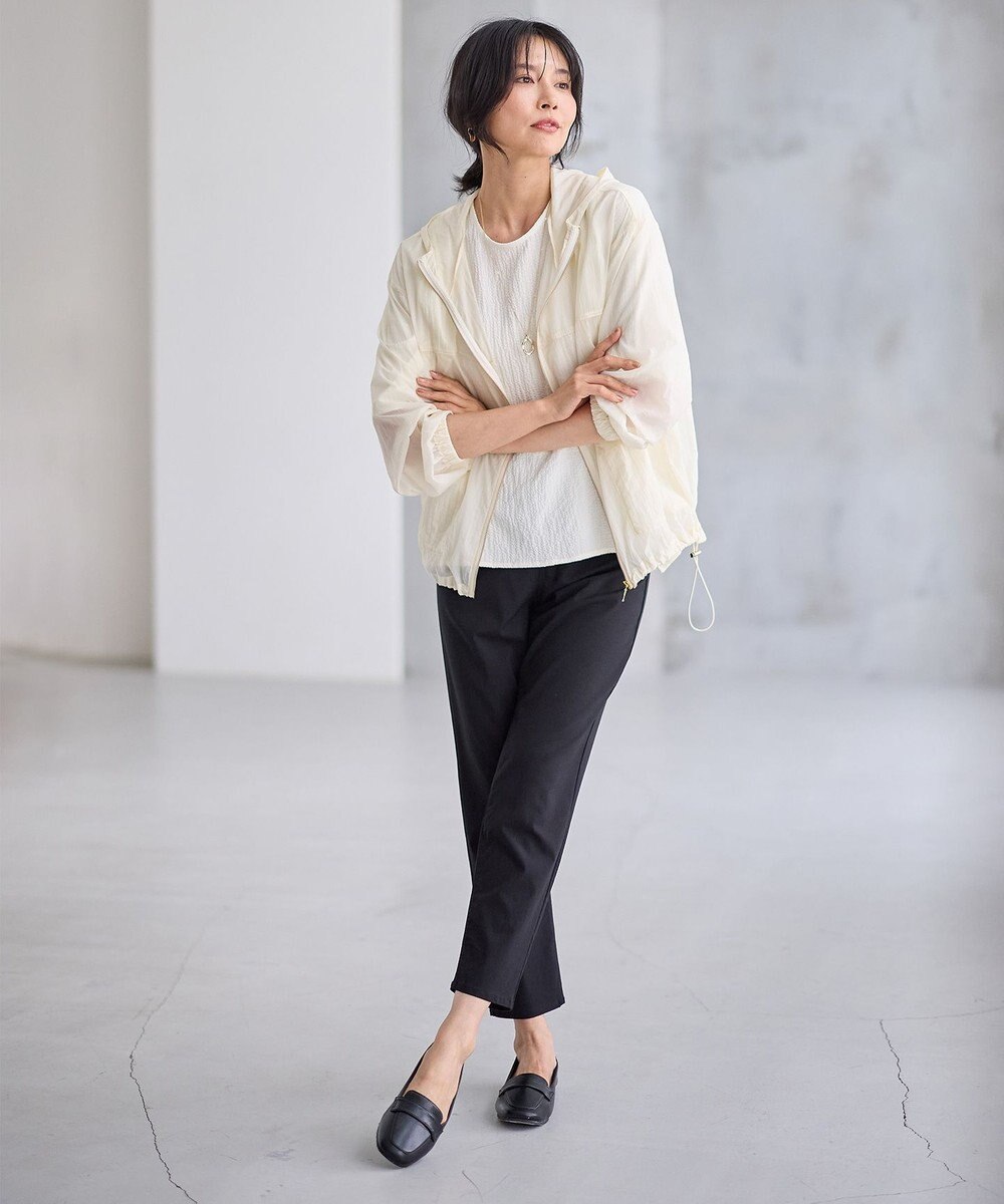 ANY 【WEB限定】シアーフードブルゾン 