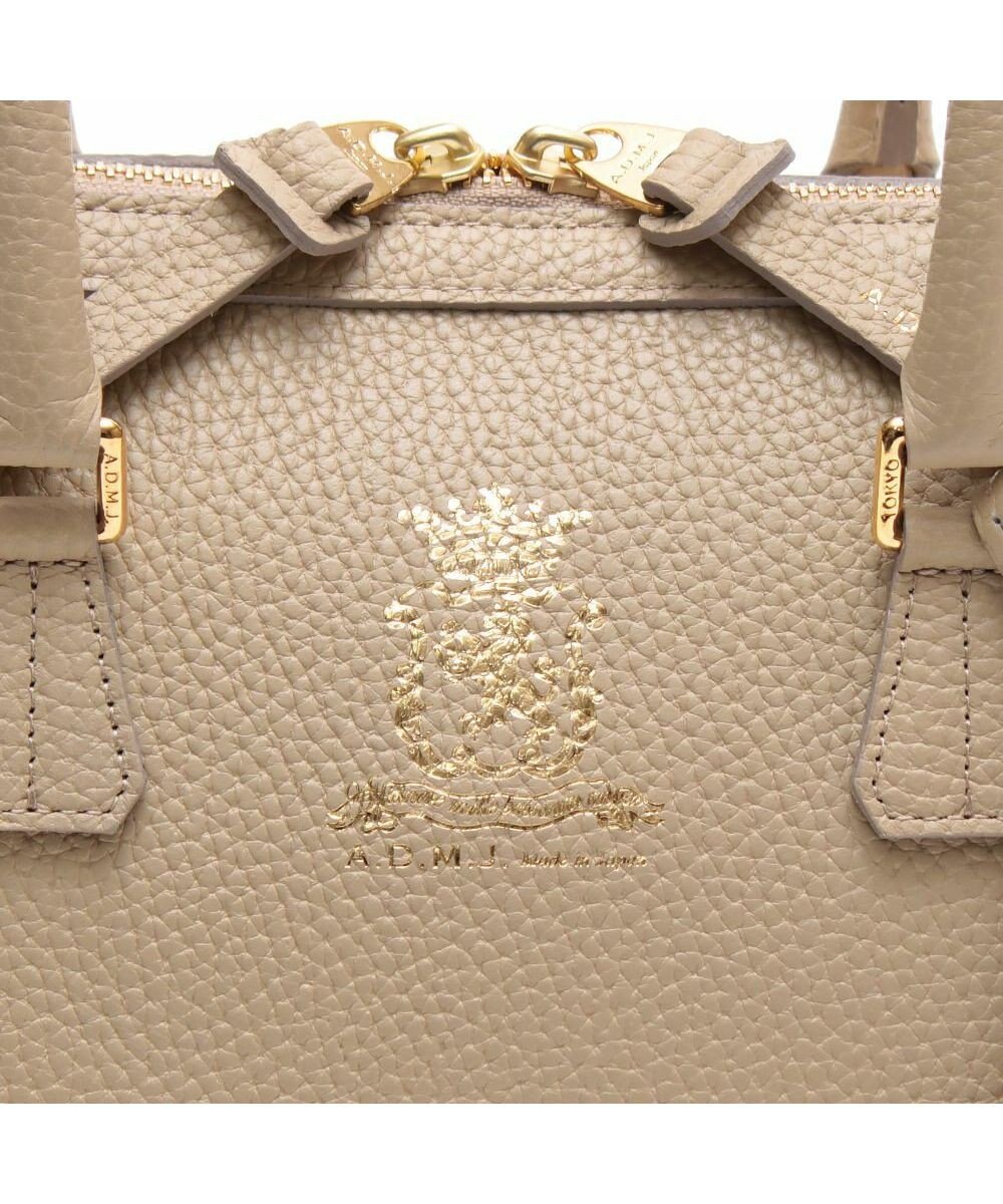 A.D.M.J. 【牛革】　ファスナーボストン 