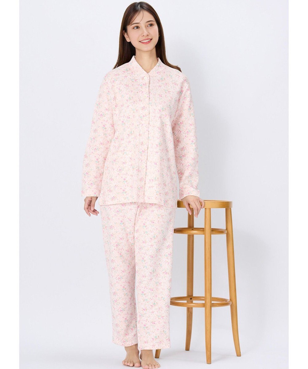 Wing パジャマ 綿100%(本体肌側) あったか 冬 長袖 長ズボン レディース EP6025 ウイング／ワコール 