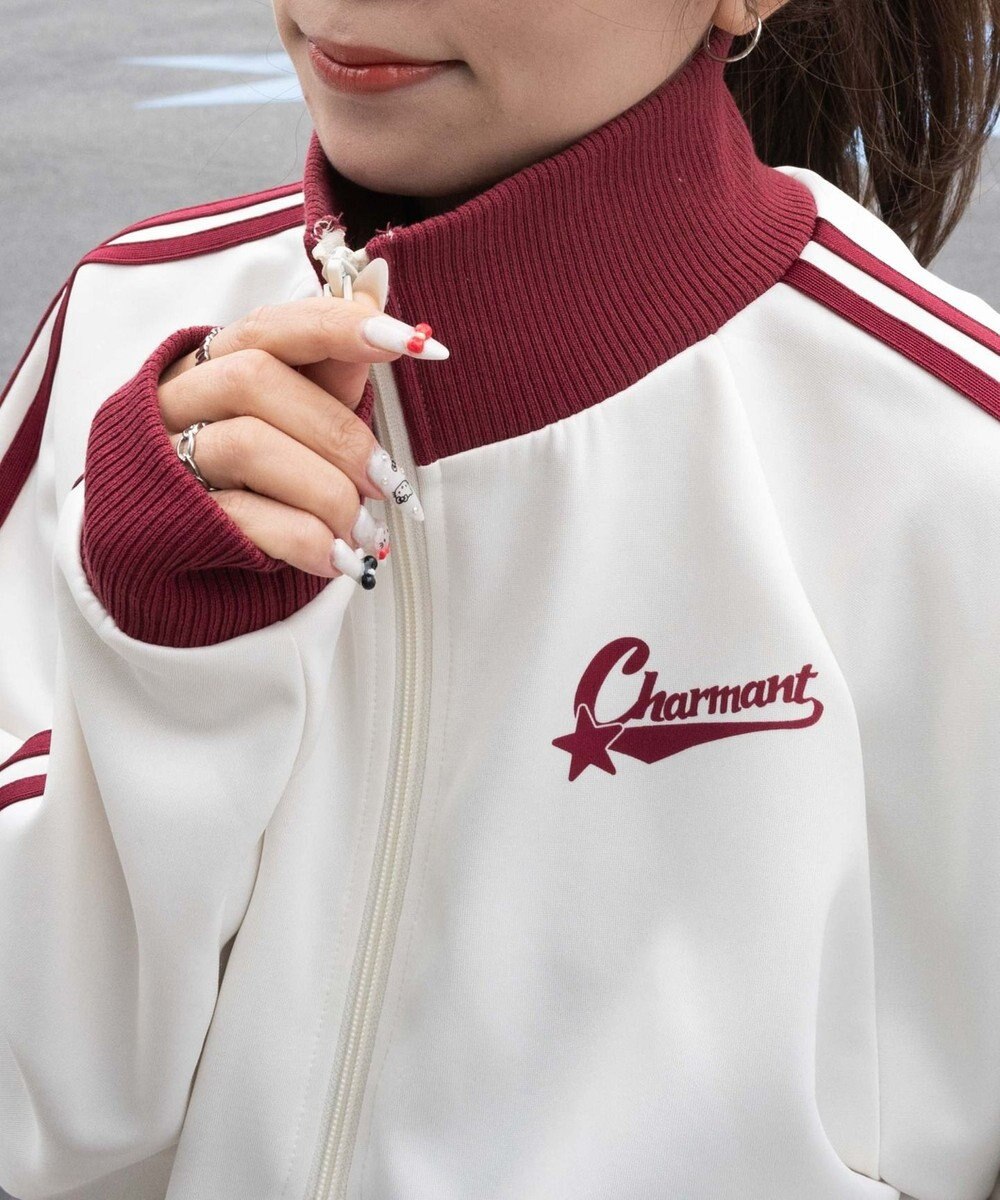 WEGO ロゴプリントトラックジャケット 