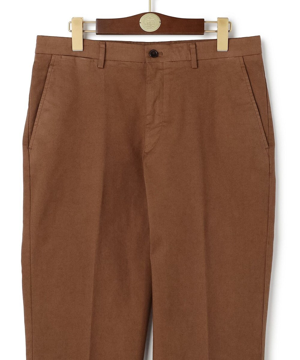 J.PRESS MEN 【ストレッチ】オックスガーメントダイ ステムテーパード パンツ 