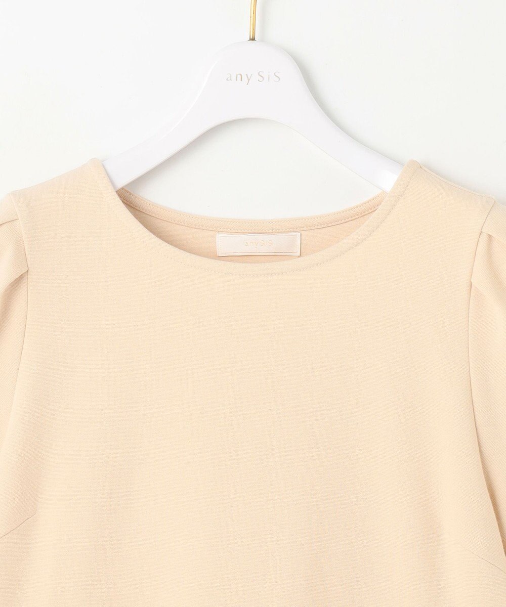 ANY SIS L 【洗える】コンビネーションペプラム チュニック 