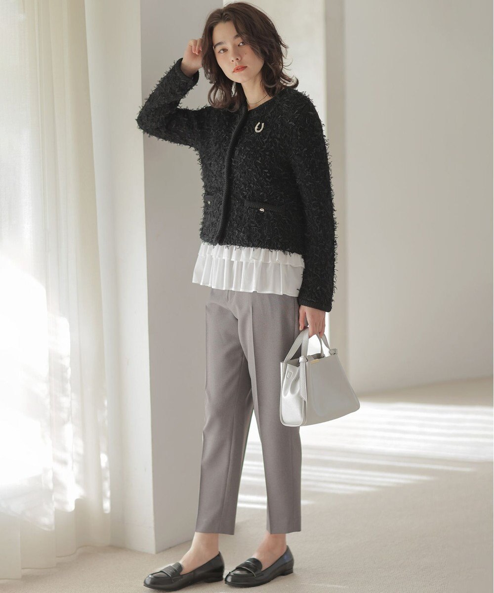 組曲 シュットクロステーパード パンツ 