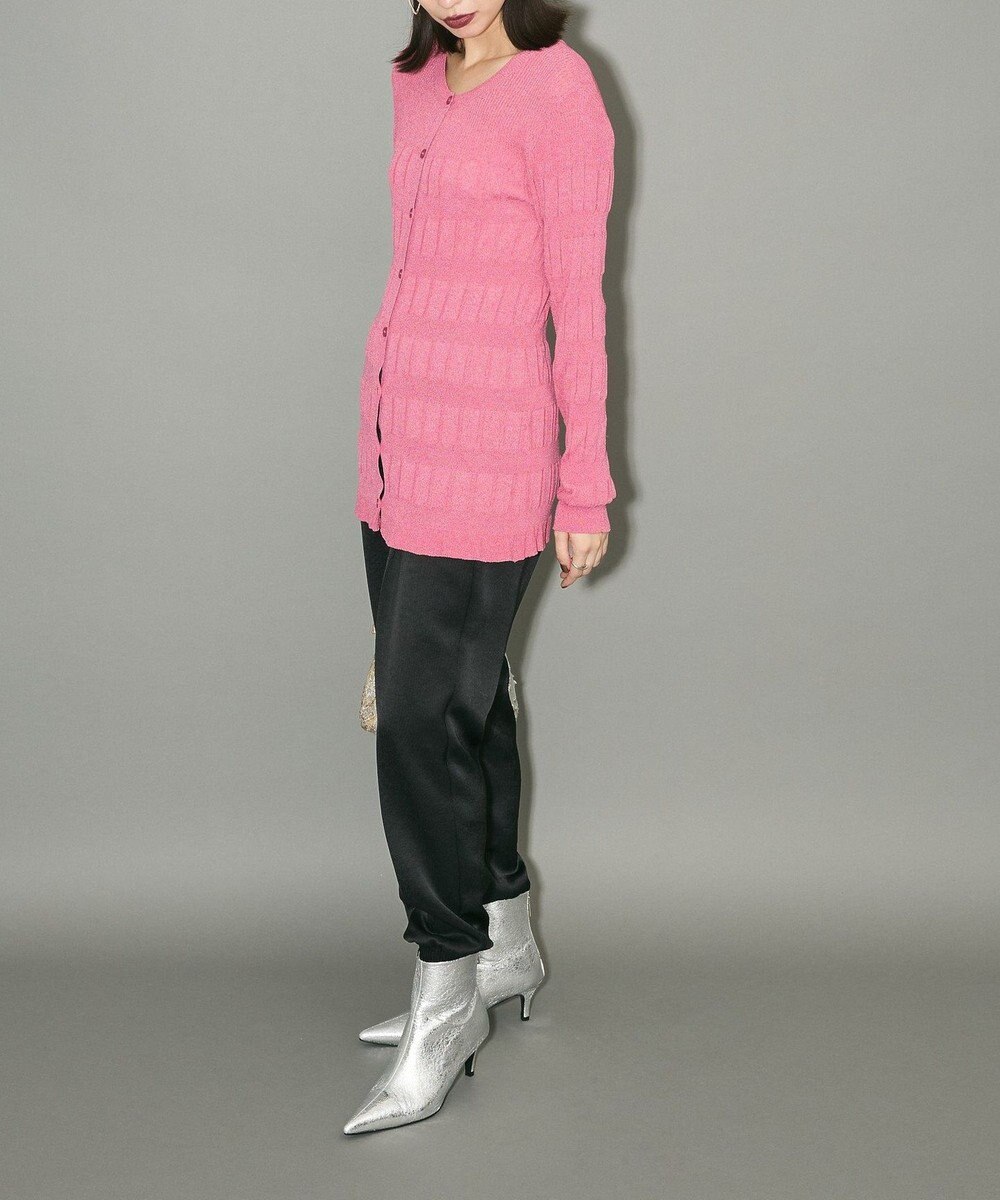 Green Parks プリーツニットカーディガン 