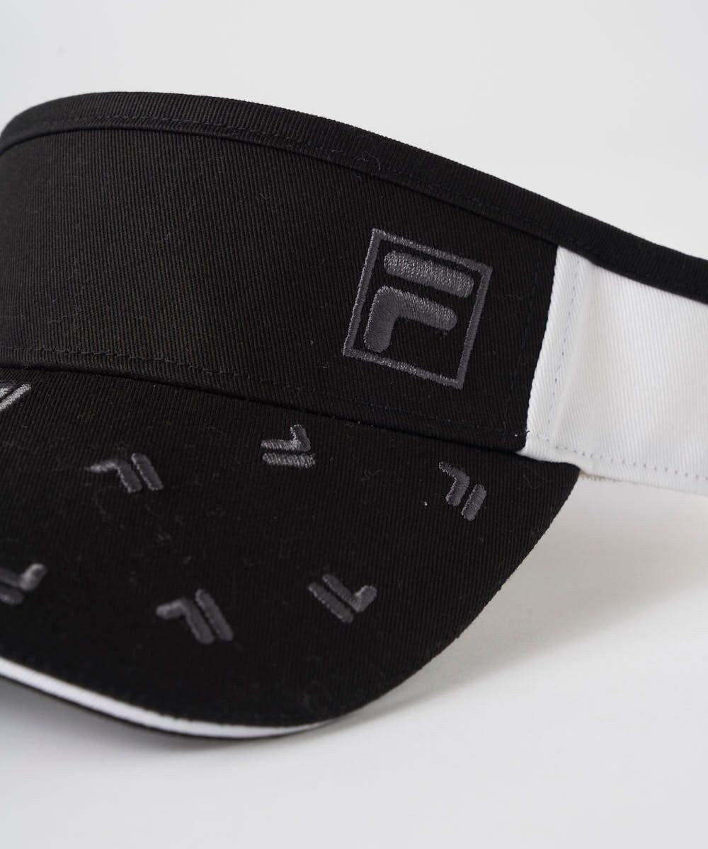 FILA GOLF／marie claire 【FILA GOLF】 総柄サンバイザー 