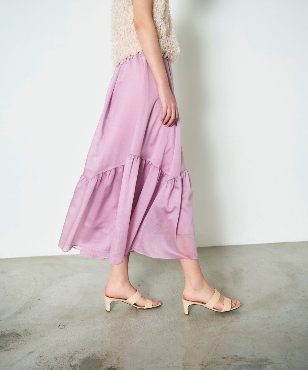 GRACE CONTINENTAL ティアードボリュームスカート 